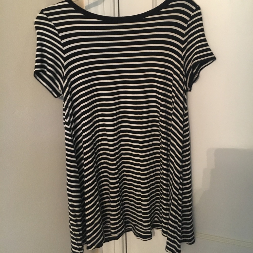 Striped t-shirt dress
